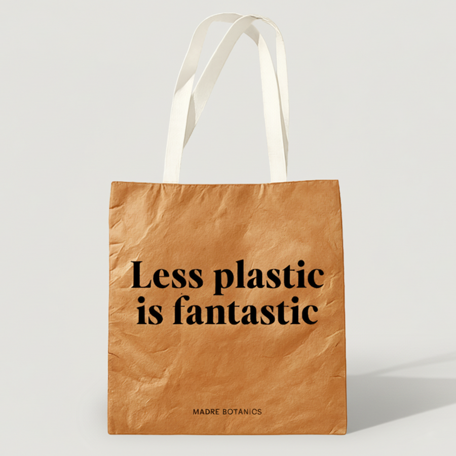 Less Plastic Is Fantastic Tote Bag